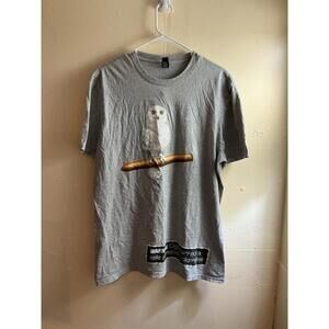 District White Owl Cigars Graphic Print Shirt Size Extra Large